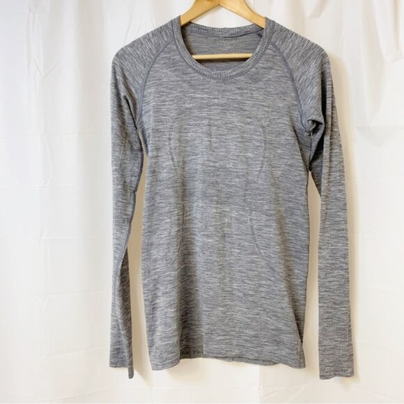 Lululemon Swiftly Tech Long Sleeve Grey Size 8 - Picture 1 of 5